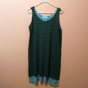 Highline Collective Layered Casual Striped Dress OS